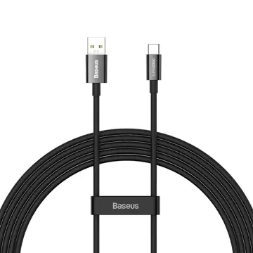 Baseus Superior Series SUPERVOOC kábel USB-A na USB-C 65W 2m čierny