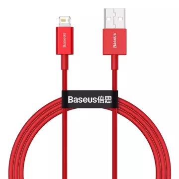 Baseus Superior USB kábel - Lightning 2,4 A 1 m červený (CALYS-A09)