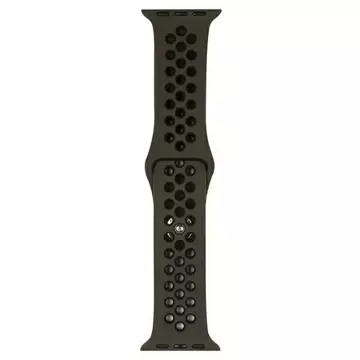 Beline Sport silikónový remienok na inteligentné hodinky pre Apple Watch 38/40/41 mm hnedá/čierna hnedá/čierna