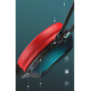 Bezdrôtové Bluetooth slúchadlá WK Design čierne (M8 čierne)