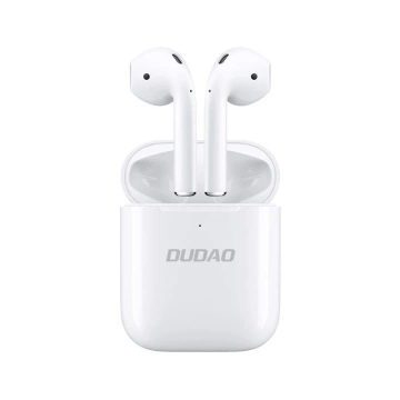 Bezdrôtové slúchadlá do uší Dudao TWS Bluetooth 5.0 biele (U10H)