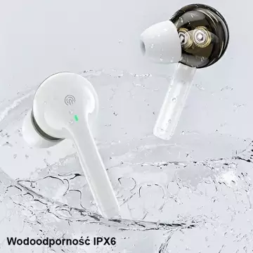 Bezdrôtové športové slúchadlá Bluetooth T12 AWEI TWS Biele