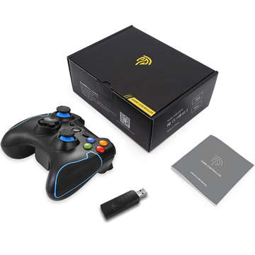 Bezdrôtový ovládač USB Gamepad Pad Herný joystick Android / PS3 / PC Vibration