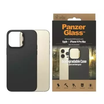 Biologicky odbúrateľné puzdro Etui PanzerGlass pre iPhone 14 Pro Max 6,7" czarny/black 0420