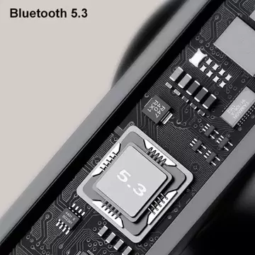 Bluetooth 5.3 slúchadlá USAMS TWS Séria US Dual mic bezdrôtové bielo/biele BHUUS02