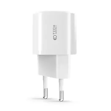 C20W MINI 2-PORTOVÁ SIEŤOVÁ NABÍJAČKA PD20W/QC3.0 BIELA