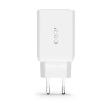 C65W 3-PORTOVÁ sieťová nabíjačka PD65W/QC3.0 2-USB-C porty 1 USB-A port Čierny