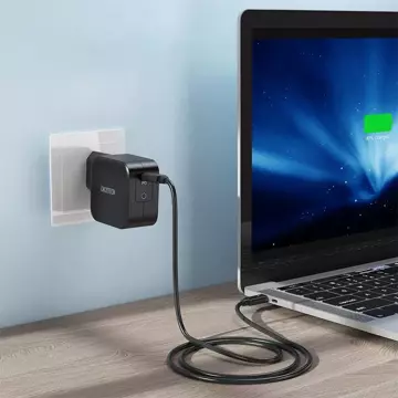 Choetech Fast GaN USB nabíjačka typu C 61 W 3A napájanie čierna (Q6006)