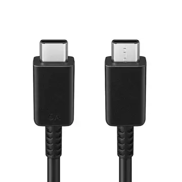 Čierno-čierny kábel na rýchle nabíjanie Samsung EP-DN975BB USB-C na USB-C