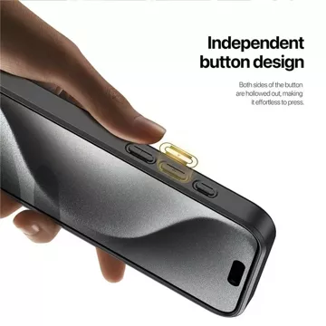 DUX DUCIS Rafi II Mag - puzdro na zadný kryt so stojanom, kompatibilné s MagSafe pre iPhone 15 Pro