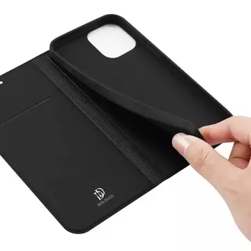 DUX DUCIS Skin Pro Holster Flip Cover pre iPhone 12 Pro / iPhone 12 čierny