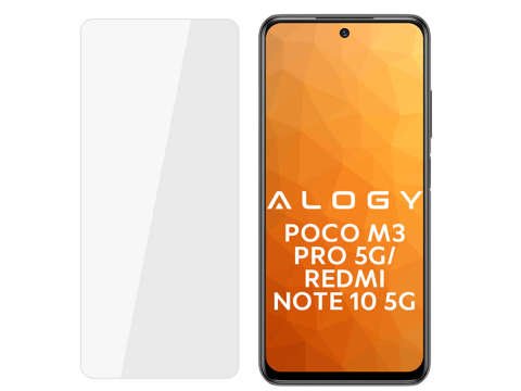 Displej z tvrdeného skla 9H Alogy pre Xiaomi Poco M3 Pro 5G / Redmi Note 10 5G