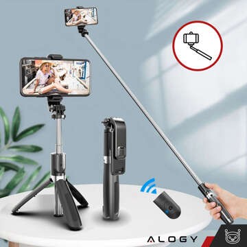 Držiak telefónu na selfie tyč Alogy Tripod pre GoPro Bluetooth kameru