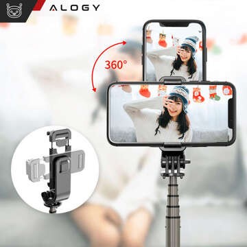 Držiak telefónu na selfie tyč Alogy Tripod pre GoPro Bluetooth kameru