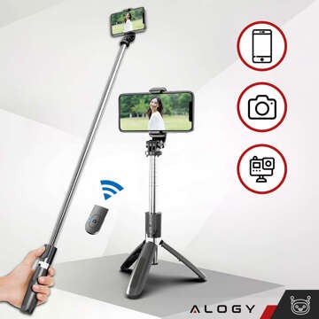 Držiak telefónu na selfie tyč Alogy Tripod pre GoPro Bluetooth kameru