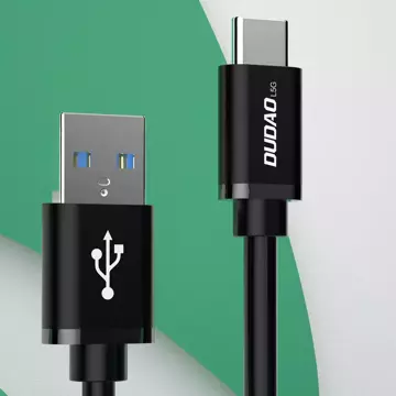 Dudao kábel USB kábel - USB Type C Super Fast Charge 1 m čierny (L5G-Black)