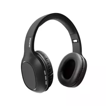 Dudao multifunkčné bezdrôtové slúchadlá do uší Bluetooth 5.0 čítačka kariet micro SD FM rádio čierne (X22Pro black)