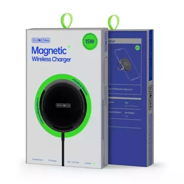 Duzzona indukčná nabíjačka MagSafe 15W čierna (W1)