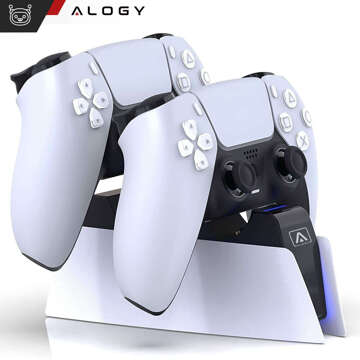 Dvojitá dokovacia stanica pre ovládač PlayStation 5 PS5 Pad White