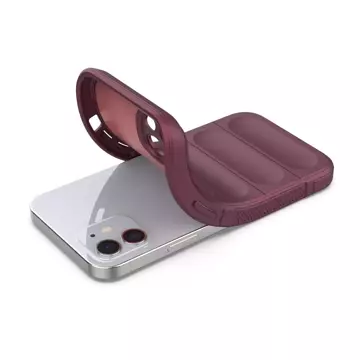 Elastické pancierové puzdro Magic Shield Case pre iPhone 12 bordové