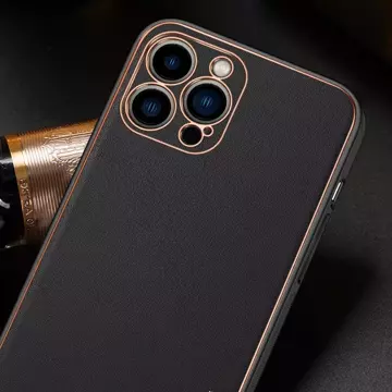 Elegantný kryt Dux Ducis Yolo vyrobený z koženky iPhone 13 Pro Max červený