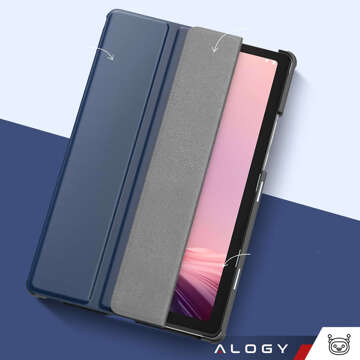 Etui Alogy Book Cover Case pre Lenovo Tab M9 2023 TB310XU TB310FU Granatowe