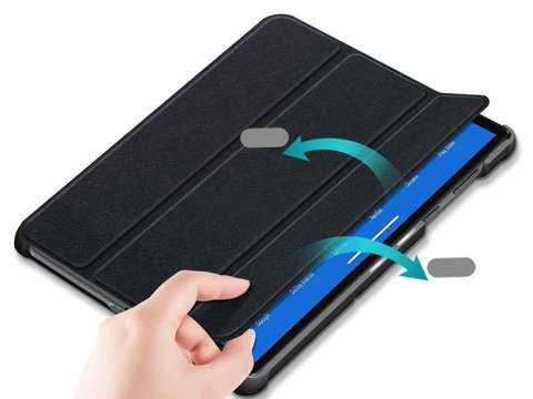 Etui Alogy Book Cover pre Lenovo M10 Gen 2 TB-X306 Czarny