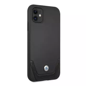 Etui BMW BMHCN61RSWPK do Apple iPhone 11/XR pevné puzdro kožené perforované