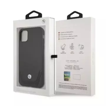 Etui BMW BMHCN61RSWPK do Apple iPhone 11/XR pevné puzdro kožené perforované