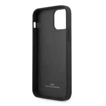 Etui BMW BMHCP12MRSWPK do Apple iPhone 12/ 12 Pro 6,1" pevné puzdro kožené perforované