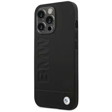 Etui BMW BMHCP14XSLLBK do iPhone 14 Pro Max 6,7" kožená známka