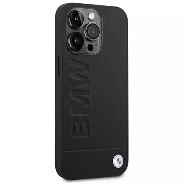 Etui BMW BMHCP14XSLLBK do iPhone 14 Pro Max 6,7" kožená známka