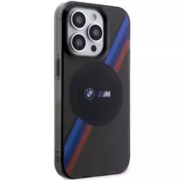 Etui BMW BMHMP14XHDTK do Apple iPhone 14 Pro Max 6,7" pevné puzdro Tricolor Stripes MagSafe