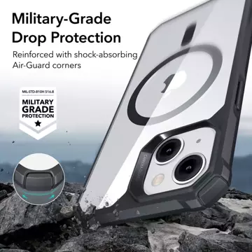 Etui ESR Air Armor HaloLock MagSafe pre Apple iPhone 14 Pro Max Clear/Black