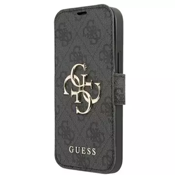 Etui Guess GUBKP13X4GMGGR do iPhone 13 Pro Max 6,7" kniha 4G Big Metal Logo