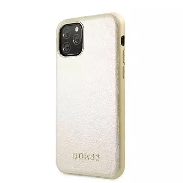 Etui Guess GUHCN58IGLGO do Apple iPhone 11 Pro zlatý/zlatý pevný obal Iridescent