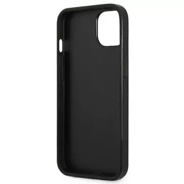 Etui Guess GUHCP14MPSATLG do Apple iPhone 14 Plus 6,7" srebrný/strieborný pevný obal SaffianoTriangle Logo