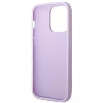 Etui Guess GUHCP14XPSASBPU pre Apple iPhone 14 Pro Max 6,7" fioletovy/fialovy Saffiano Strap