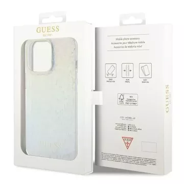 Etui Guess GUHCP15XHDECMI na iPhone 15 Pro Max 6,7" wielokolorowy pevné puzdro IML Faceted Mirror Disco Iridescent