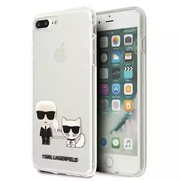 Etui Karl Lagerfeld KLHCI8LCKTR do pevného krytu iPhone 7/8 Plus Transparent Karl