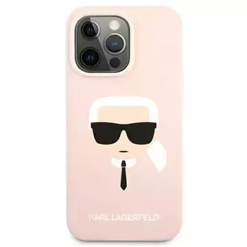 Etui Karl Lagerfeld KLHCP13LSLKHLP pre iPhone 13 Pro / 13 6,1" pevné puzdro Silikónová Karl`s Head