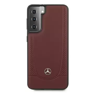 Etui Mercedes MEHCS21MARMRE do Samsung Galaxy S21 Plus G996 pevné puzdro Urban Line