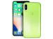 Etui PURO 0.3 Nude Apple iPhone X/Xs Fluo Green