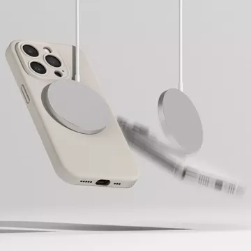 Etui Ringke Silicone Magnetic MagSafe do Apple iPhone 15 Pro Max Stone