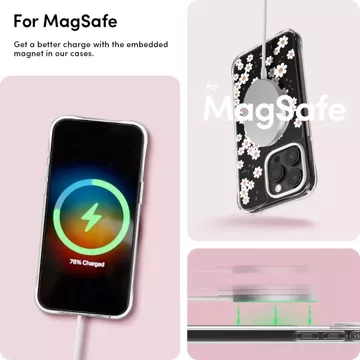 Etui Spigen Cyrill Cecile Mag Magsafe pre Apple iPhone 15 Pro Max White Daisy