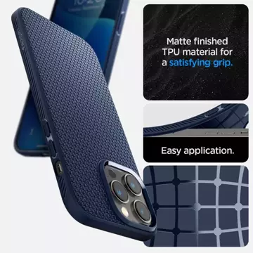 Etui Spigen Liquid Air pre Apple iPhone 14 Pro Max Navy Blue