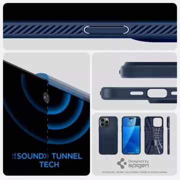 Etui Spigen Liquid Air pre Apple iPhone 14 Pro Max Navy Blue