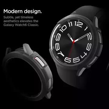 Etui Spigen Liquid Air pre Samsung Galaxy Watch 6 Classic (43 mm) matná čierna