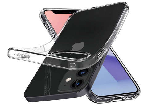 Etui Spigen Liquid Crystal pre Apple iPhone 12 Mini 5.4 Crystal Clear