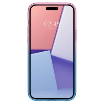 Etui Spigen Liquid Crystal pre iPhone 15 gradácie ružová